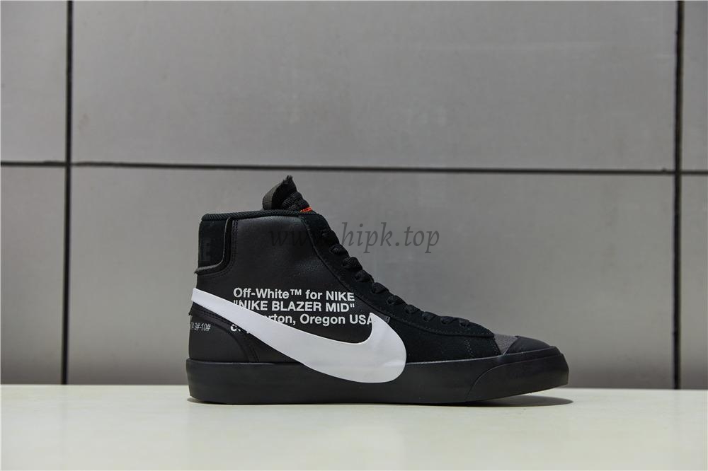 PK God OFF-WHITE x Nike Blazer Mid Black“GRIM REEPERS”retail materials ready