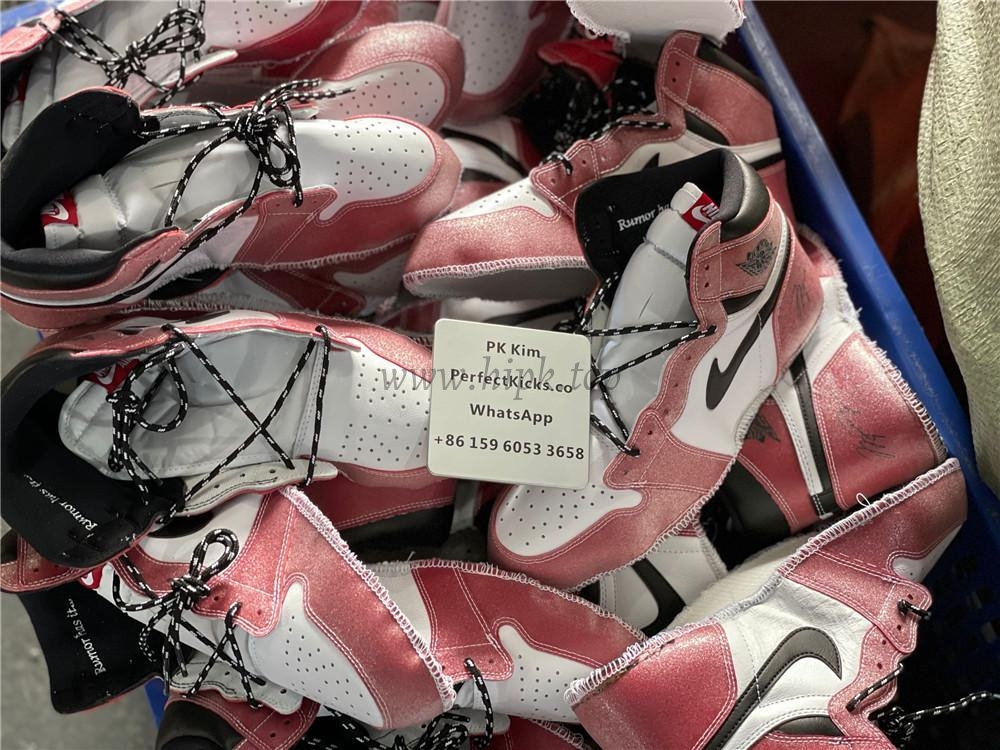 PK God Trophy Room X air Jordan 1 high retro OG Chicago retail materials ready to ship