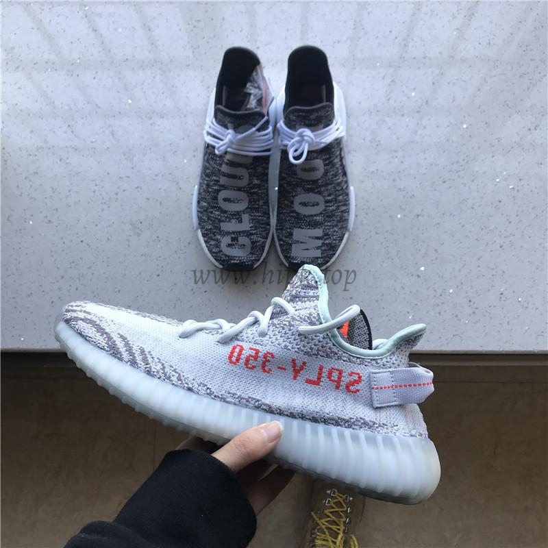 pk god yeezy 350 v2 blue tint with real premeknit from huayiyi which offer primeknit to Ad*s directly