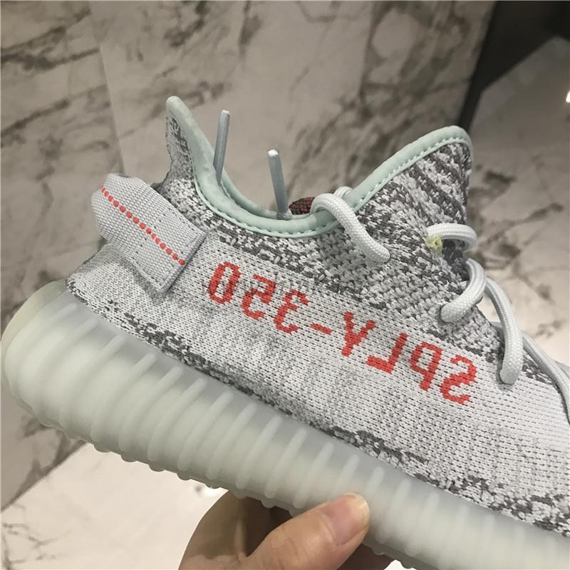 pk god yeezy 350 v2 blue tint with real premeknit from huayiyi which offer primeknit to Ad*s directly