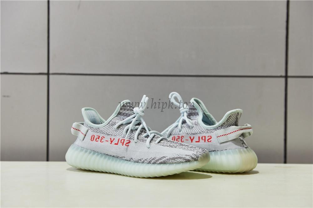 pk god yeezy 350 v2 blue tint with real premeknit from huayiyi which offer primeknit to Ad*s directly