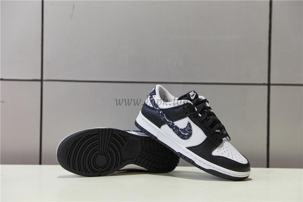 Pk God Nike Dunk Low Black Paisley retail materials ready to ship