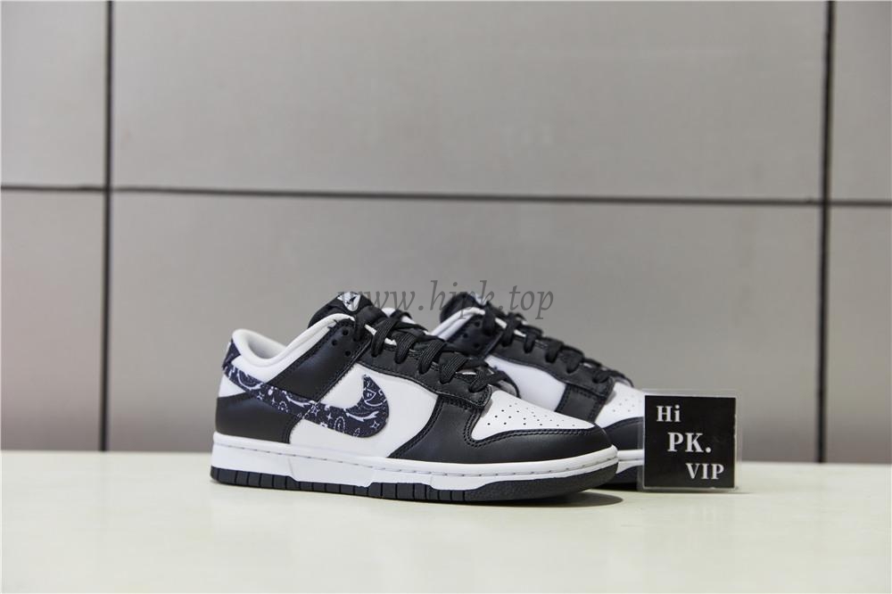 Pk God Nike Dunk Low Black Paisley retail materials ready to ship