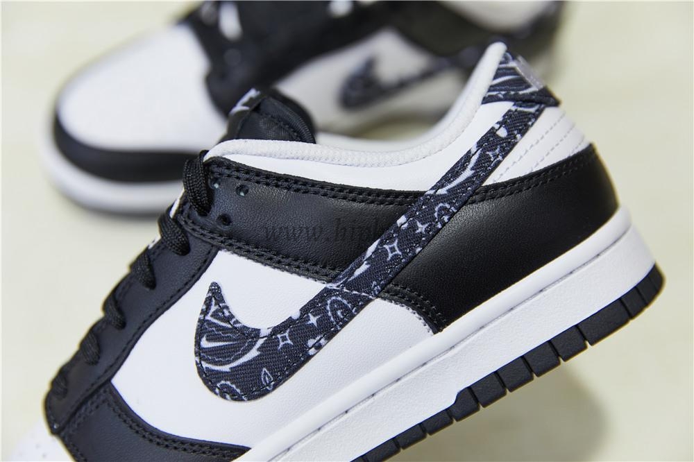 Pk God Nike Dunk Low Black Paisley retail materials ready to ship