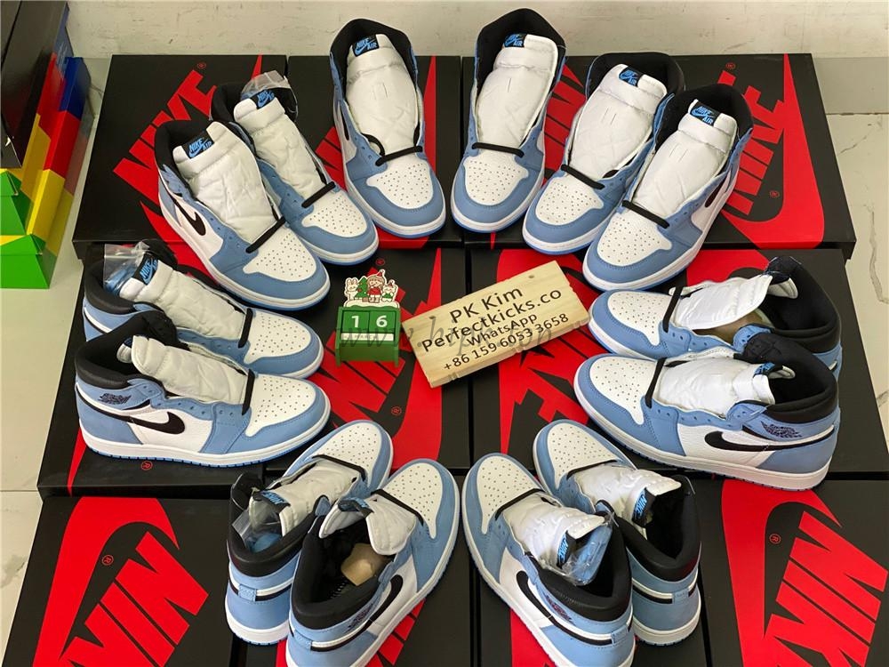 Pk God air Jordan 1 high OG university blue retail materials ready to ship