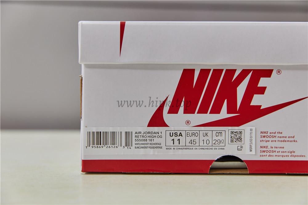 Pk God air jordan 1 retro heritage retail materials ready on March 20th