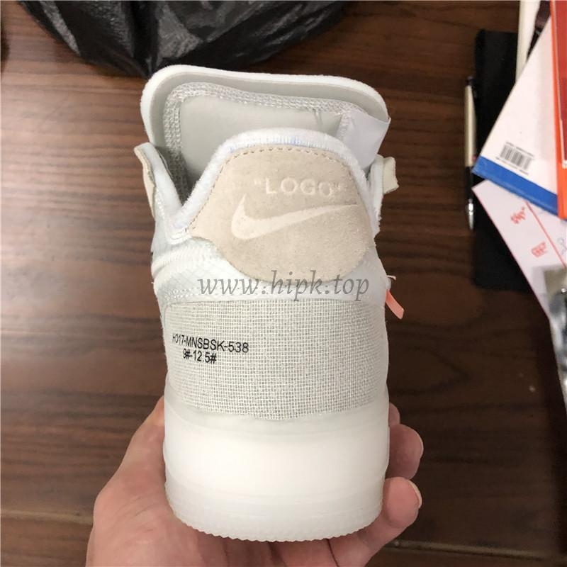 PK God Off-White Nike Air Force 1 One Low The 10 Ten Virgil Abloh retail materials ready to ship