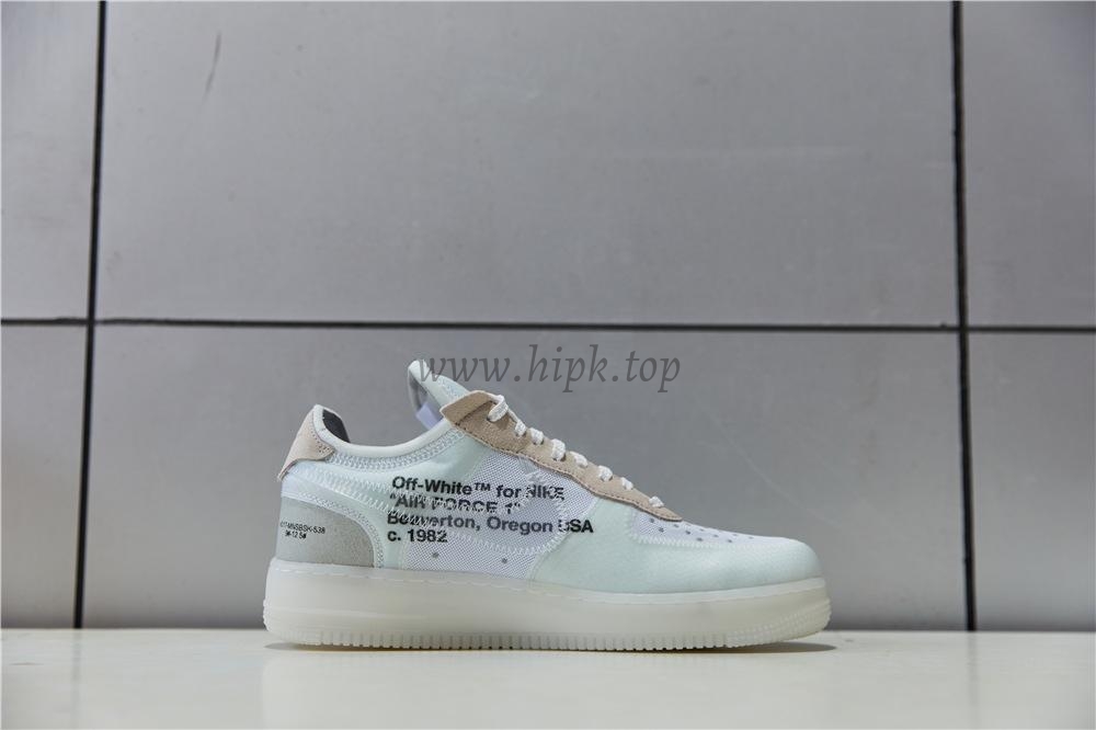 PK God Off-White Nike Air Force 1 One Low The 10 Ten Virgil Abloh retail materials ready to ship