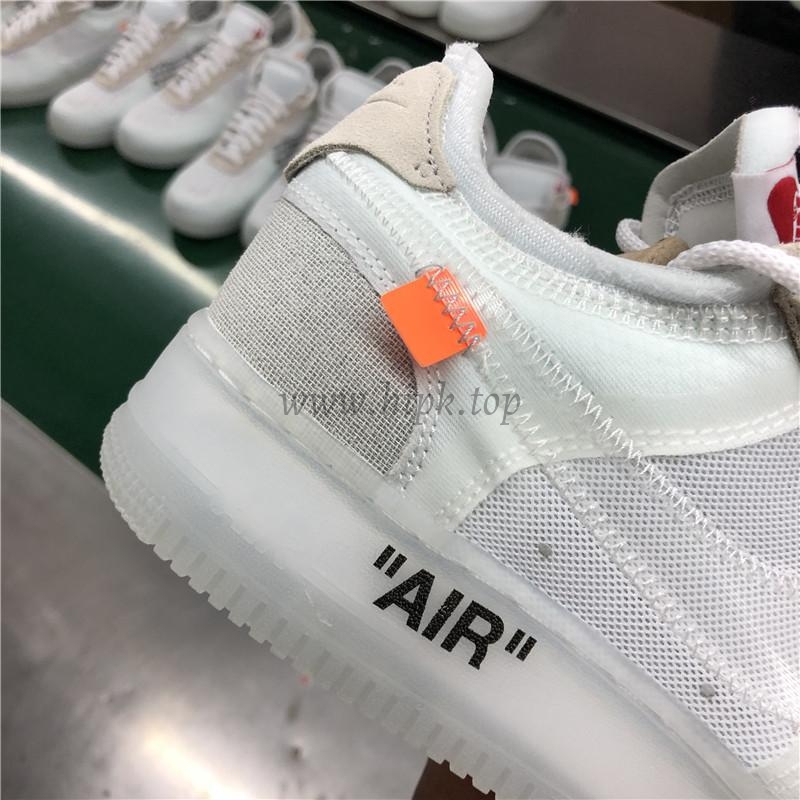 PK God Off-White Nike Air Force 1 One Low The 10 Ten Virgil Abloh retail materials ready to ship