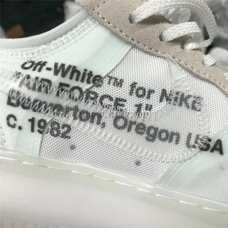 PK God Off-White Nike Air Force 1 One Low The 10 Ten Virgil Abloh retail materials ready to ship