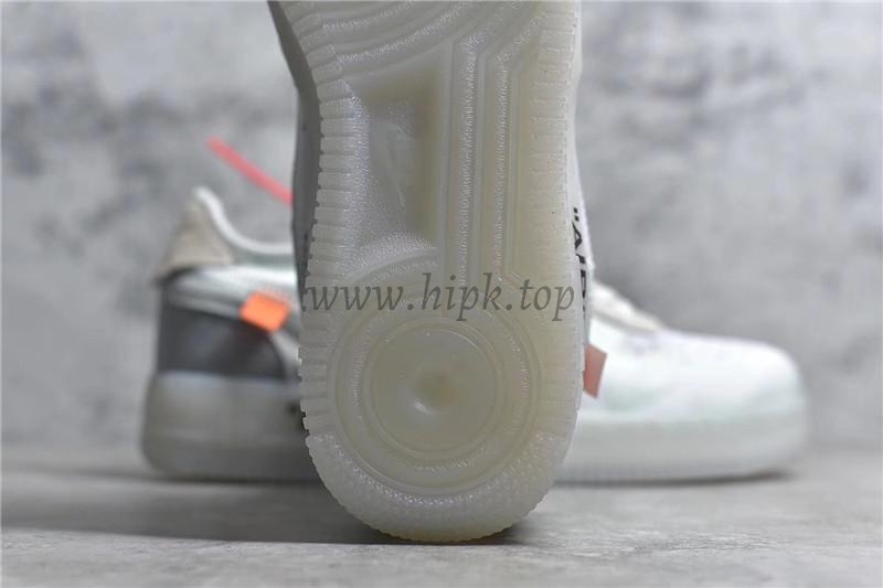 PK God Off-White Nike Air Force 1 One Low The 10 Ten Virgil Abloh retail materials ready to ship