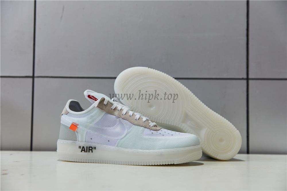 PK God Off-White Nike Air Force 1 One Low The 10 Ten Virgil Abloh retail materials ready to ship