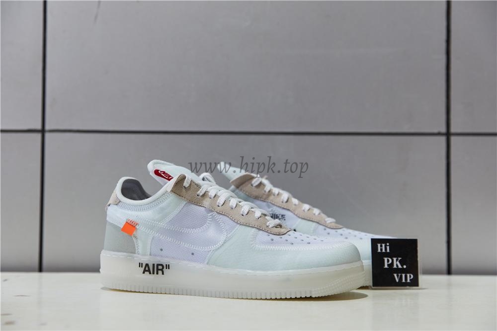 PK God Off-White Nike Air Force 1 One Low The 10 Ten Virgil Abloh retail materials ready to ship