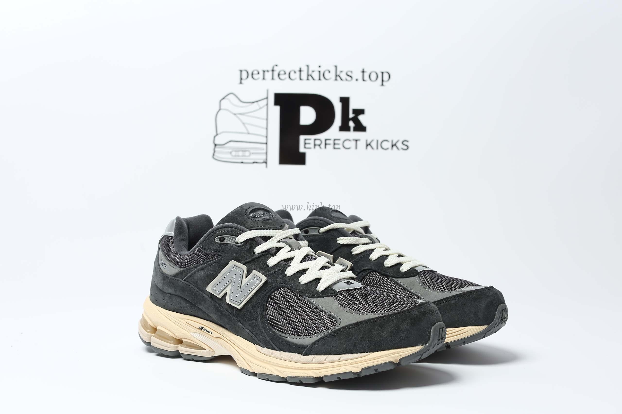 PK GOD New Balance 2002R Black Dark Grey RETAIL MATERIALS READY TO SHIP