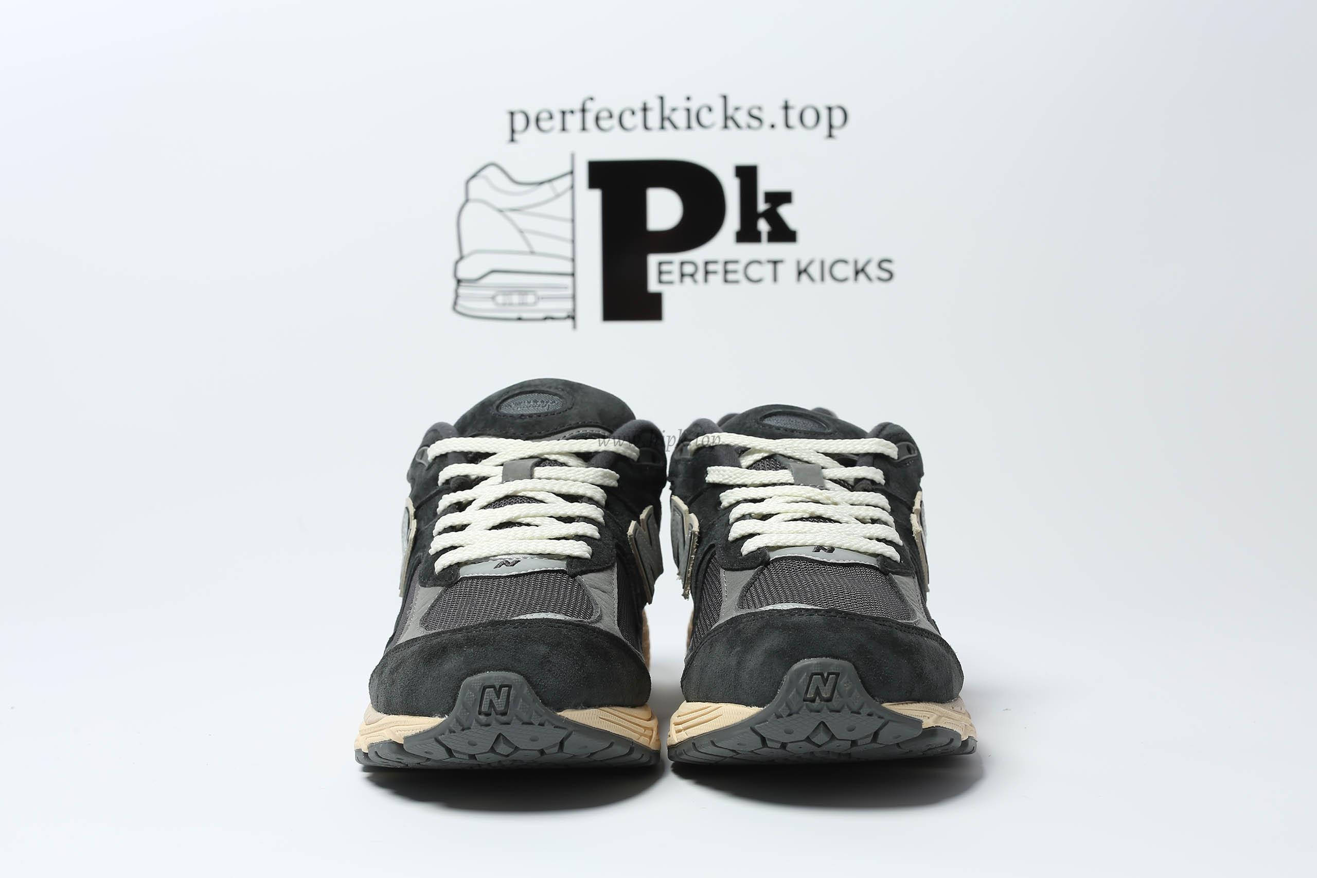 PK GOD New Balance 2002R Black Dark Grey RETAIL MATERIALS READY TO SHIP