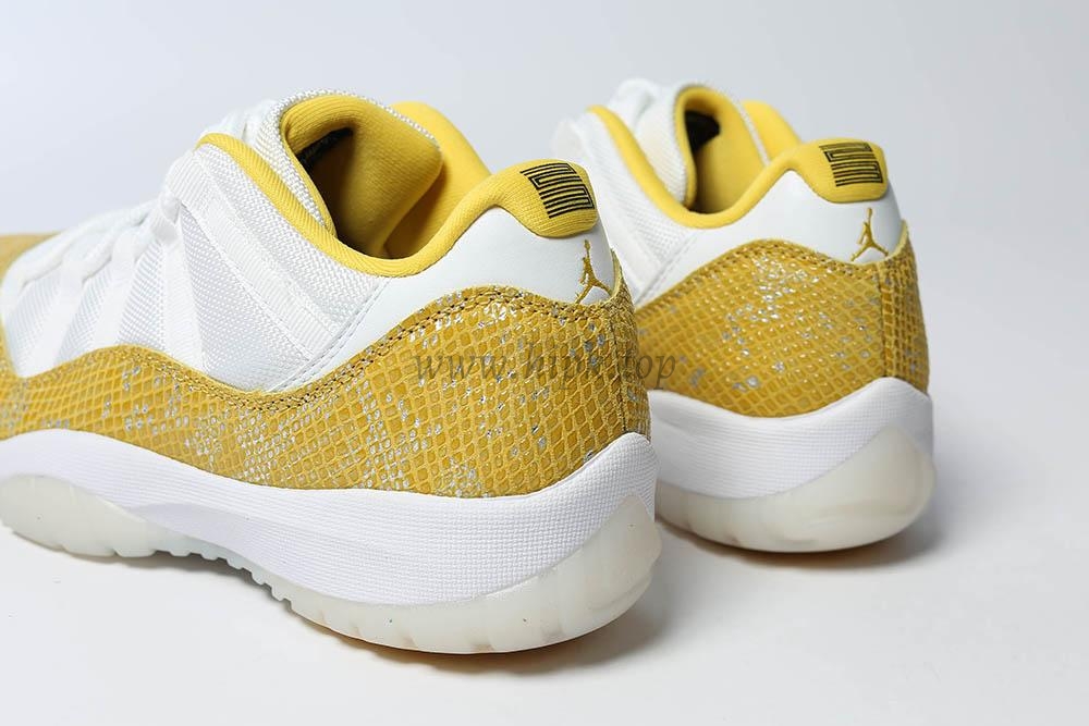 PK GOD Jordan 11 Retro Low Tour Yellow Snakeskin RETAIL MATERIALS READY TO SHIP