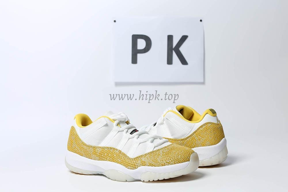 PK GOD Jordan 11 Retro Low Tour Yellow Snakeskin RETAIL MATERIALS READY TO SHIP