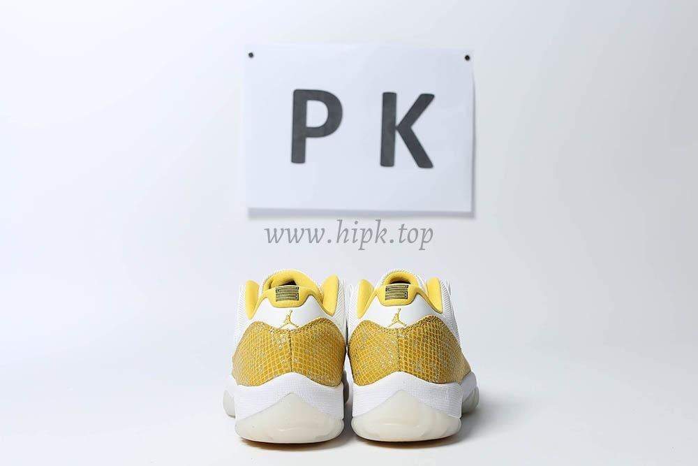 PK GOD Jordan 11 Retro Low Tour Yellow Snakeskin RETAIL MATERIALS READY TO SHIP