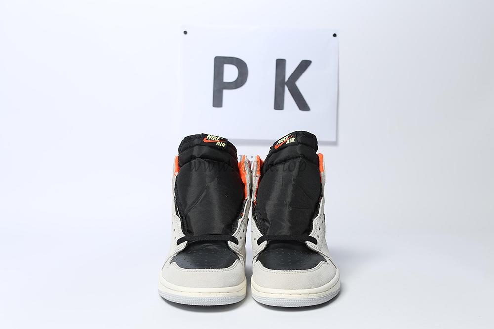 PK GOD Jordan 1 Retro High Neutral Grey Hyper Crimson RETAIL MATERIALS READY TO SHIP