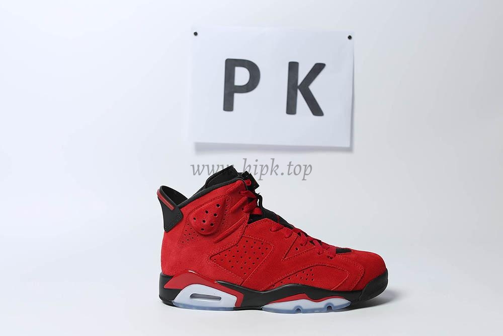 PK GOD Jordan 6 Retro Black Red RETAIL MATERIALS READY TO SHIP