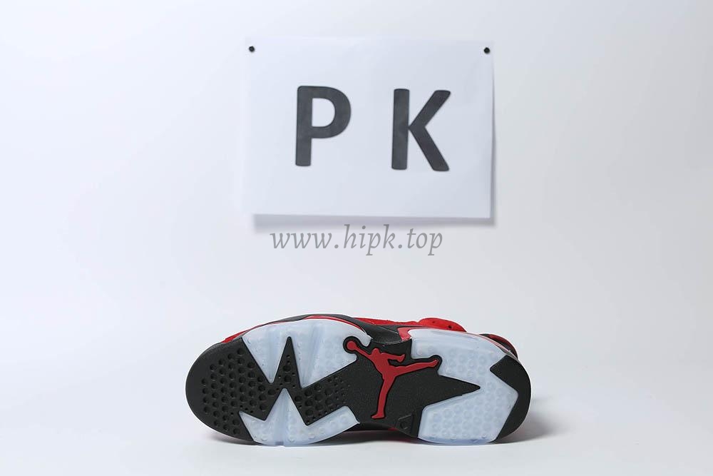 PK GOD Jordan 6 Retro Black Red RETAIL MATERIALS READY TO SHIP