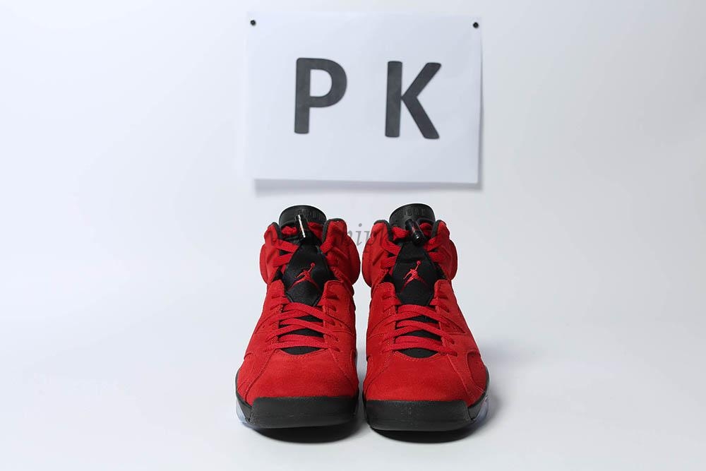 PK GOD Jordan 6 Retro Black Red RETAIL MATERIALS READY TO SHIP