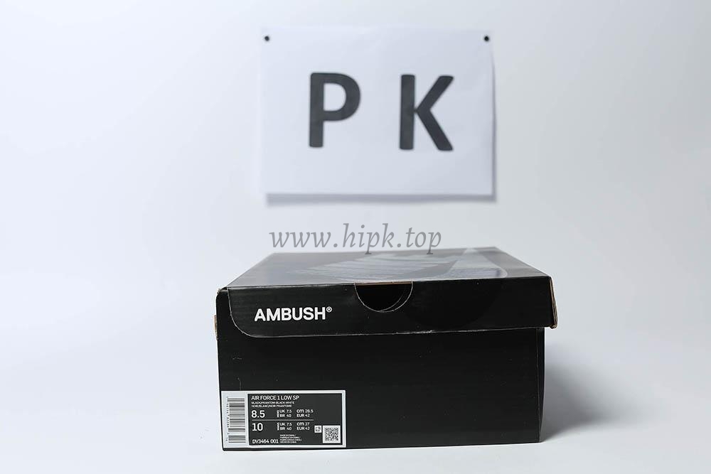 PK GOD Nike Air Force 1 Low SP AMBUSH Black RETAIL MATERIALS READY TO SHIP