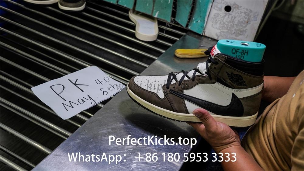 PK 4.0 TRAVIS SCOTT X AIR JORDAN I CD4487-100HIGH OG MOCHA RETAIL MATERIALS RETAIL VERSION