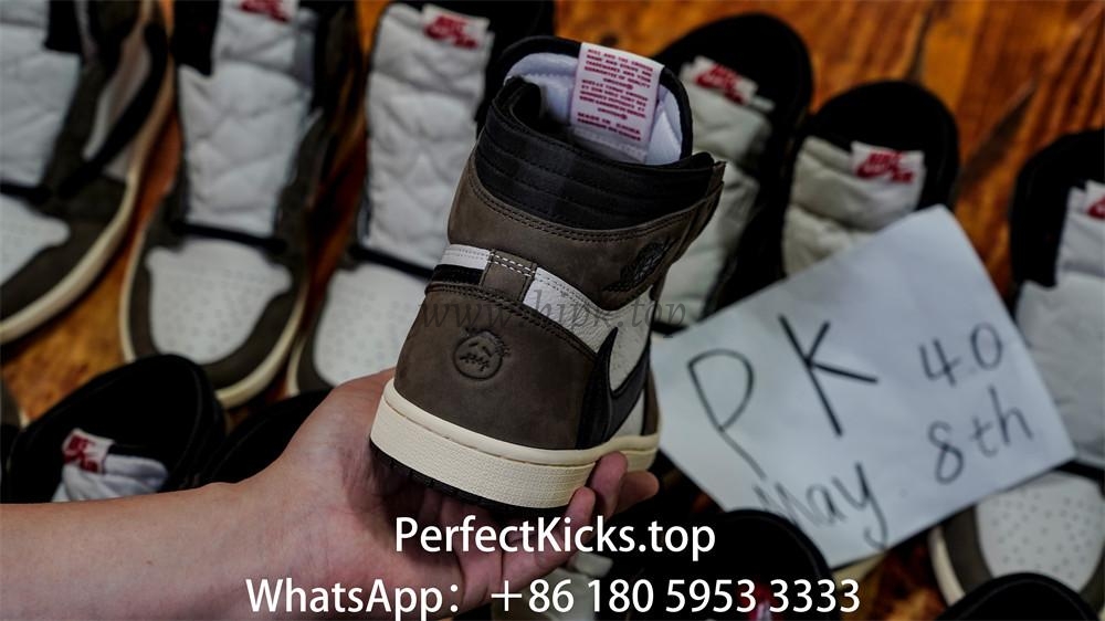 PK 4.0 TRAVIS SCOTT X AIR JORDAN I CD4487-100HIGH OG MOCHA RETAIL MATERIALS RETAIL VERSION