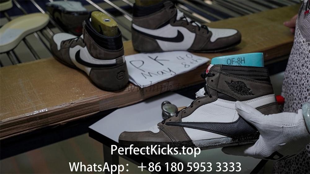 PK 4.0 TRAVIS SCOTT X AIR JORDAN I CD4487-100HIGH OG MOCHA RETAIL MATERIALS RETAIL VERSION