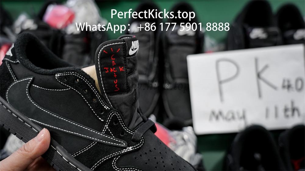 PK 4.0 Jordan 1 Retro Low OG SP Travis Scott Black Phantom RETAIL MATERIALS READY TO SHIP