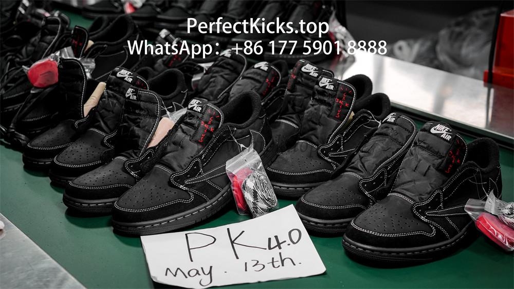 PK 4.0 Jordan 1 Retro Low OG SP Travis Scott Black Phantom RETAIL MATERIALS READY TO SHIP