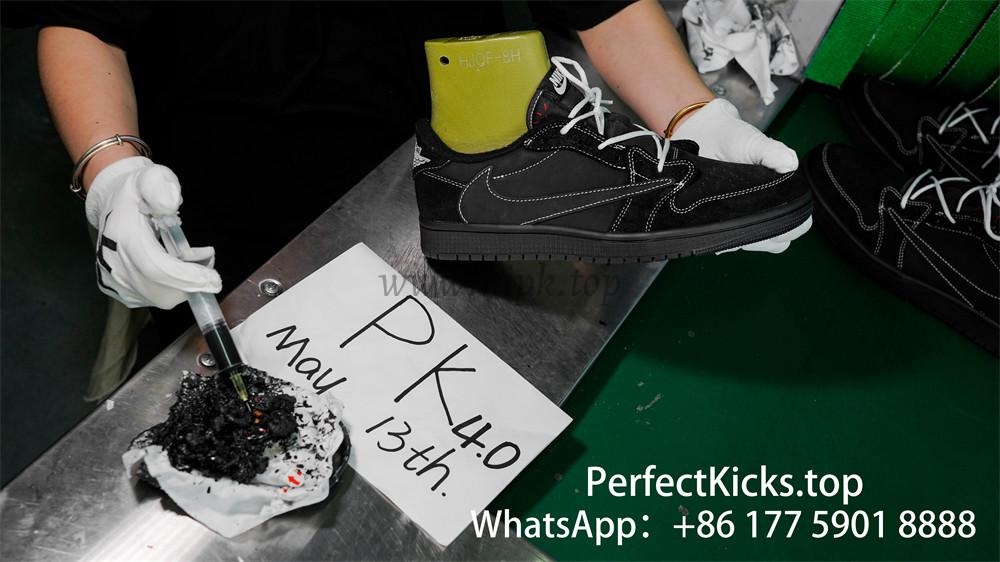 PK 4.0 Jordan 1 Retro Low OG SP Travis Scott Black Phantom RETAIL MATERIALS READY TO SHIP