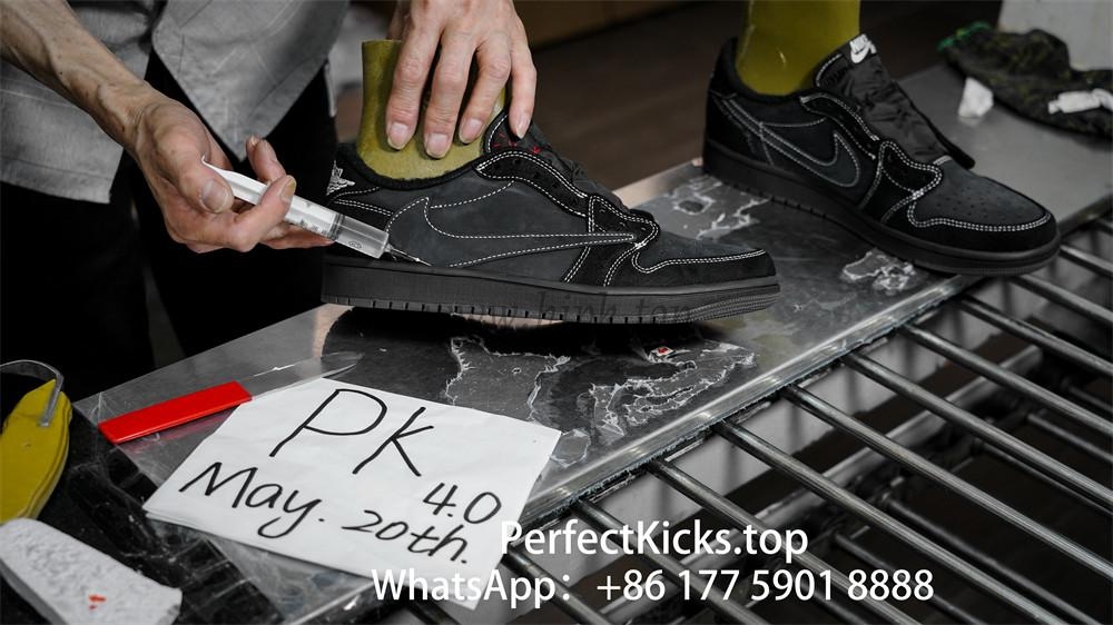 PK 4.0 Jordan 1 Retro Low OG SP Travis Scott Black Phantom RETAIL MATERIALS READY TO SHIP