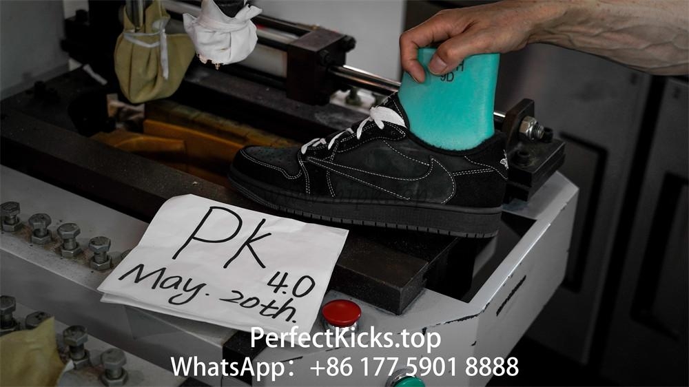 PK 4.0 Jordan 1 Retro Low OG SP Travis Scott Black Phantom RETAIL MATERIALS READY TO SHIP