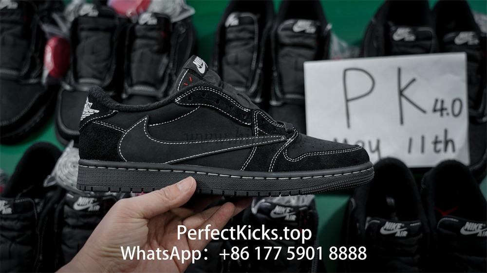 PK 4.0 Jordan 1 Retro Low OG SP Travis Scott Black Phantom RETAIL MATERIALS READY TO SHIP