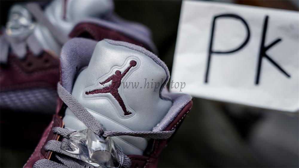 PK GOD Jordan 5 Retro Burgundy 2023 RETAIL MATERIALS READY TO SHIP