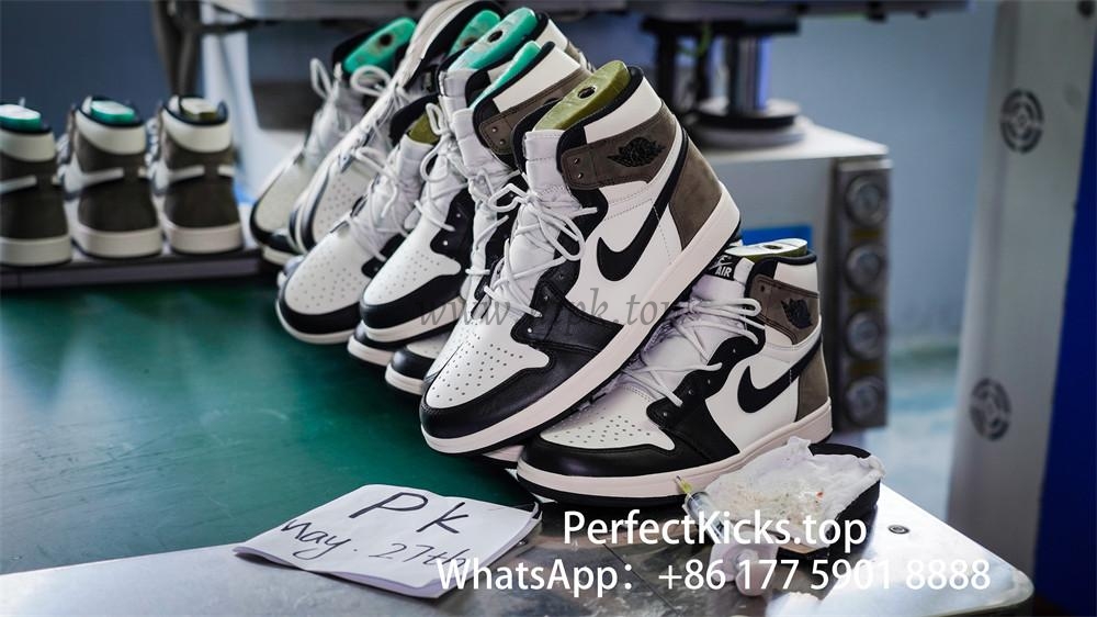 PK 4.0 Air jordan 1 High OG “Dark Mocha”retail materials ready to ship