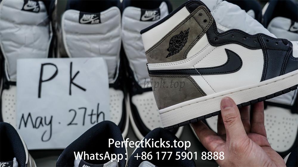 PK 4.0 Air jordan 1 High OG “Dark Mocha”retail materials ready to ship