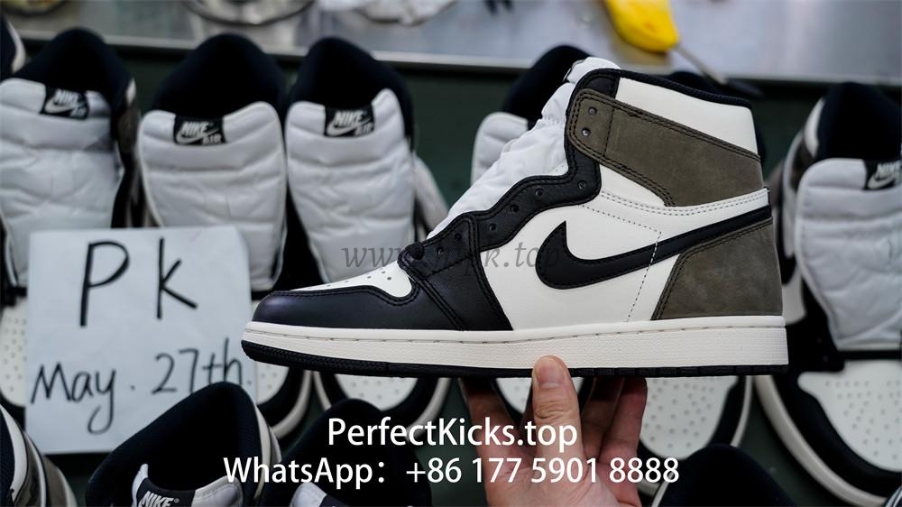 PK 4.0 Air jordan 1 High OG “Dark Mocha”retail materials ready to ship