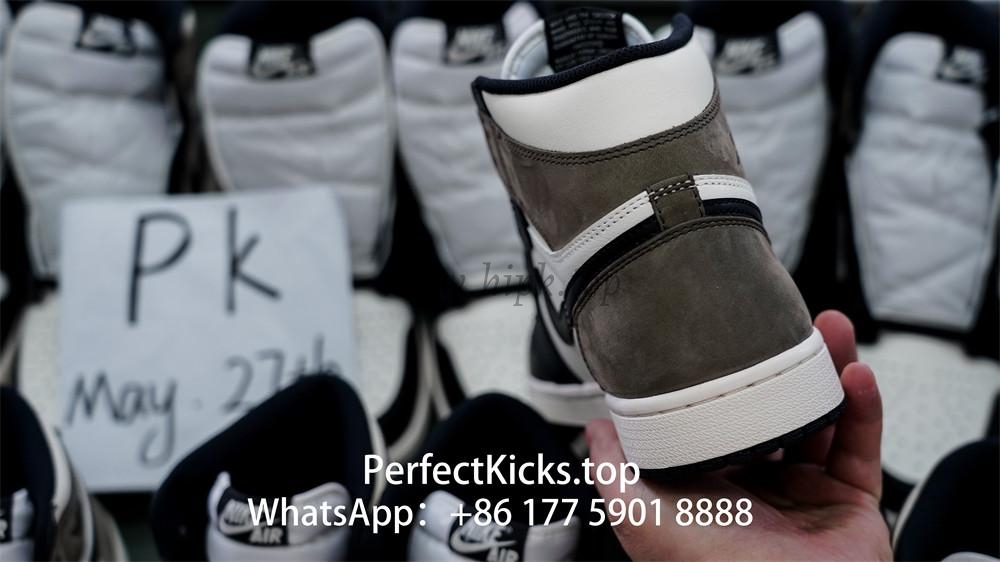 PK 4.0 Air jordan 1 High OG “Dark Mocha”retail materials ready to ship