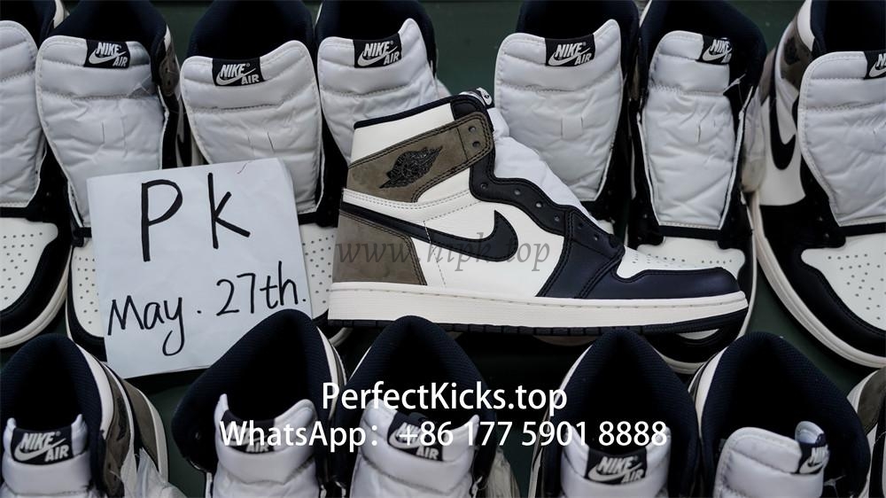 PK 4.0 Air jordan 1 High OG “Dark Mocha”retail materials ready to ship