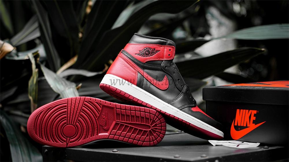 PK GOD Jordan 1 Retro High Bred Banned 2016 RETAIL MATERIALS READY TO SHIP