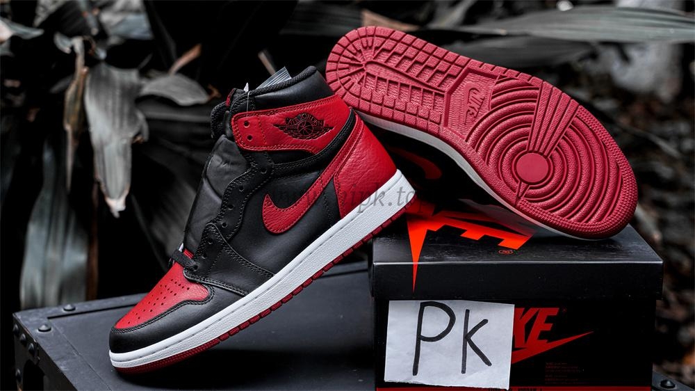 PK GOD Jordan 1 Retro High Bred Banned 2016 RETAIL MATERIALS READY TO SHIP