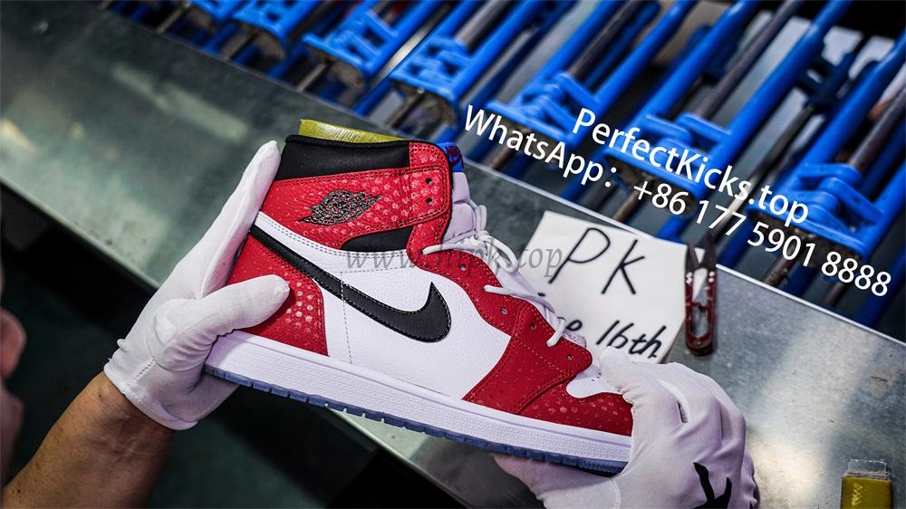 Jordan 1 Retro High Spider Man Origin Story RETAIL MATERIALS READY TO SHIP