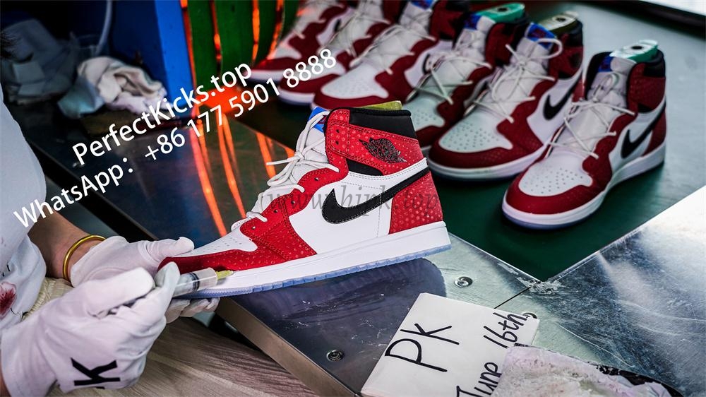 Jordan 1 Retro High Spider Man Origin Story RETAIL MATERIALS READY TO SHIP