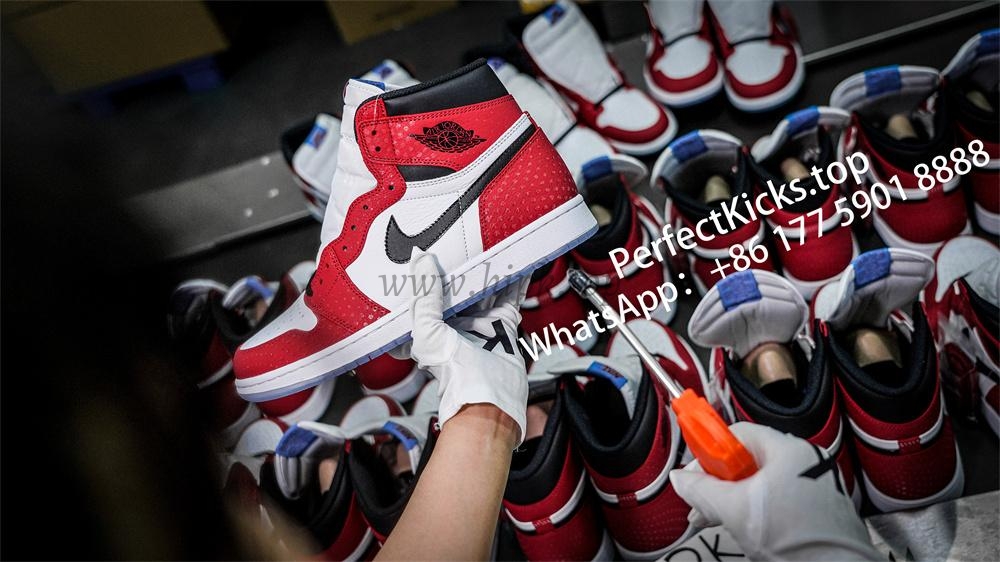 Jordan 1 Retro High Spider Man Origin Story RETAIL MATERIALS READY TO SHIP