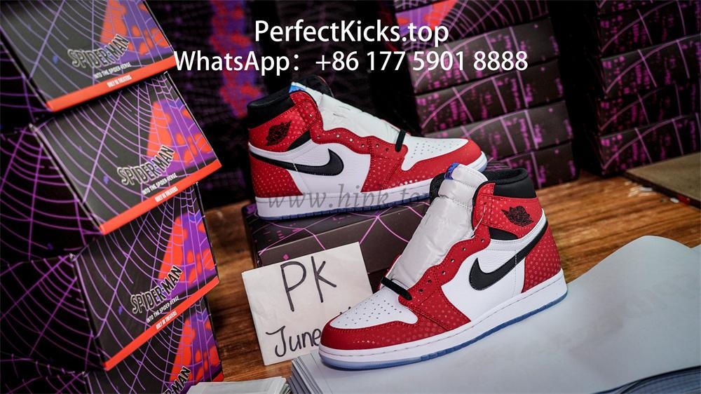 Jordan 1 Retro High Spider Man Origin Story RETAIL MATERIALS READY TO SHIP