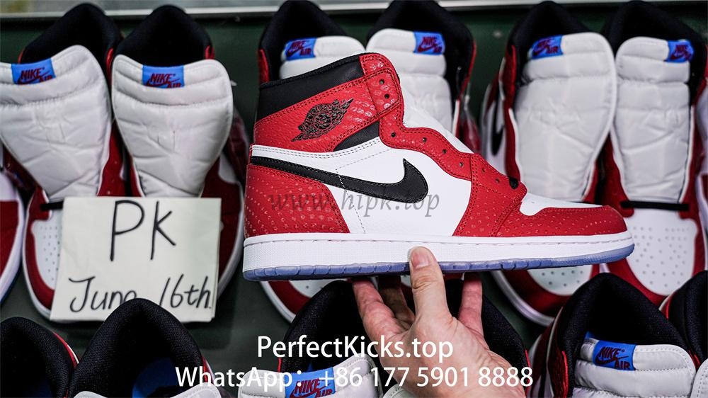 Jordan 1 Retro High Spider Man Origin Story RETAIL MATERIALS READY TO SHIP