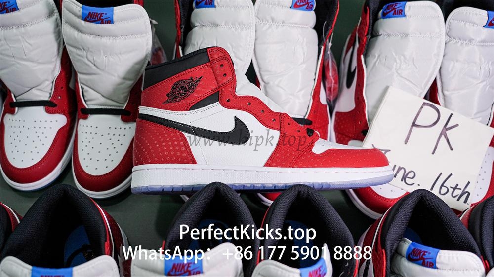 Jordan 1 Retro High Spider Man Origin Story RETAIL MATERIALS READY TO SHIP